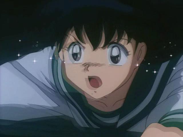 Otaku Gallery  / Anime e Manga / Inu-Yasha / Screen Shots / Episodi / 013 - L`enigma della luna nuova! Inuyasha dai capelli neri! / 164.jpg